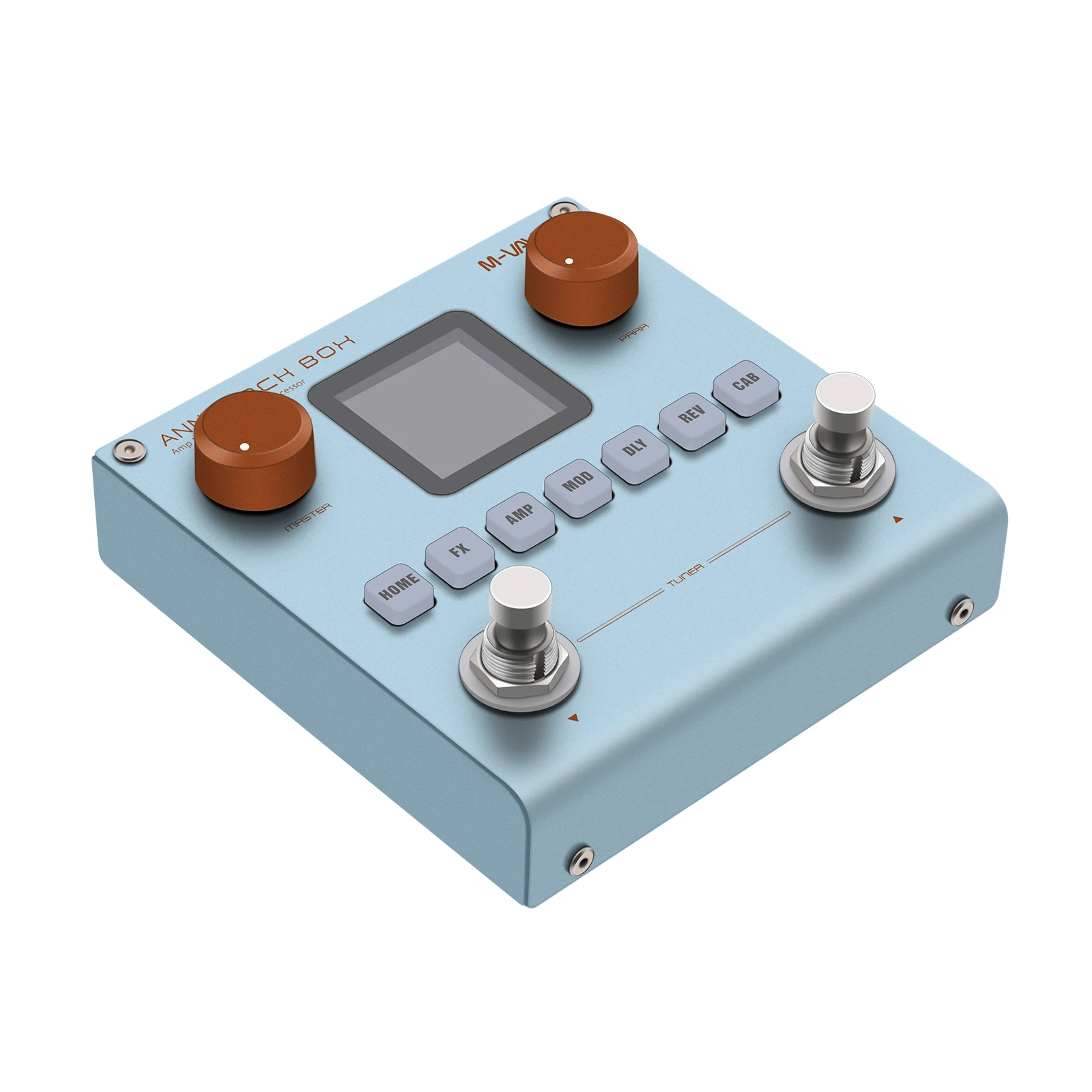 M-VAVE AnnBlack Box Multi Effect Amp Modeler Light Blue - 画像 (3)