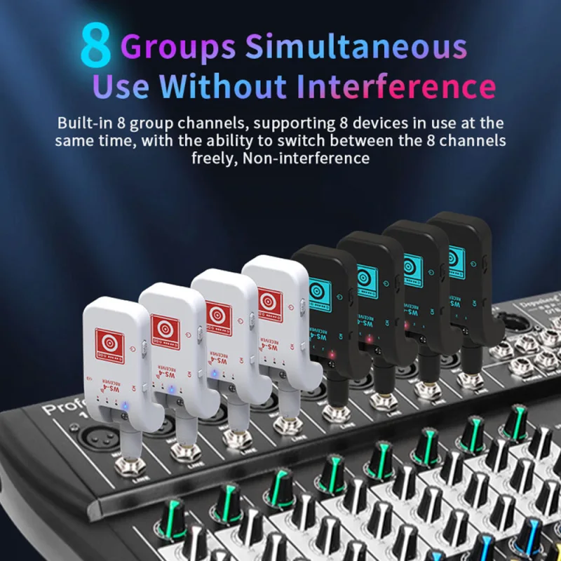 2.4G Wireless Guitar Transmitter Receiver - 画像 (11)