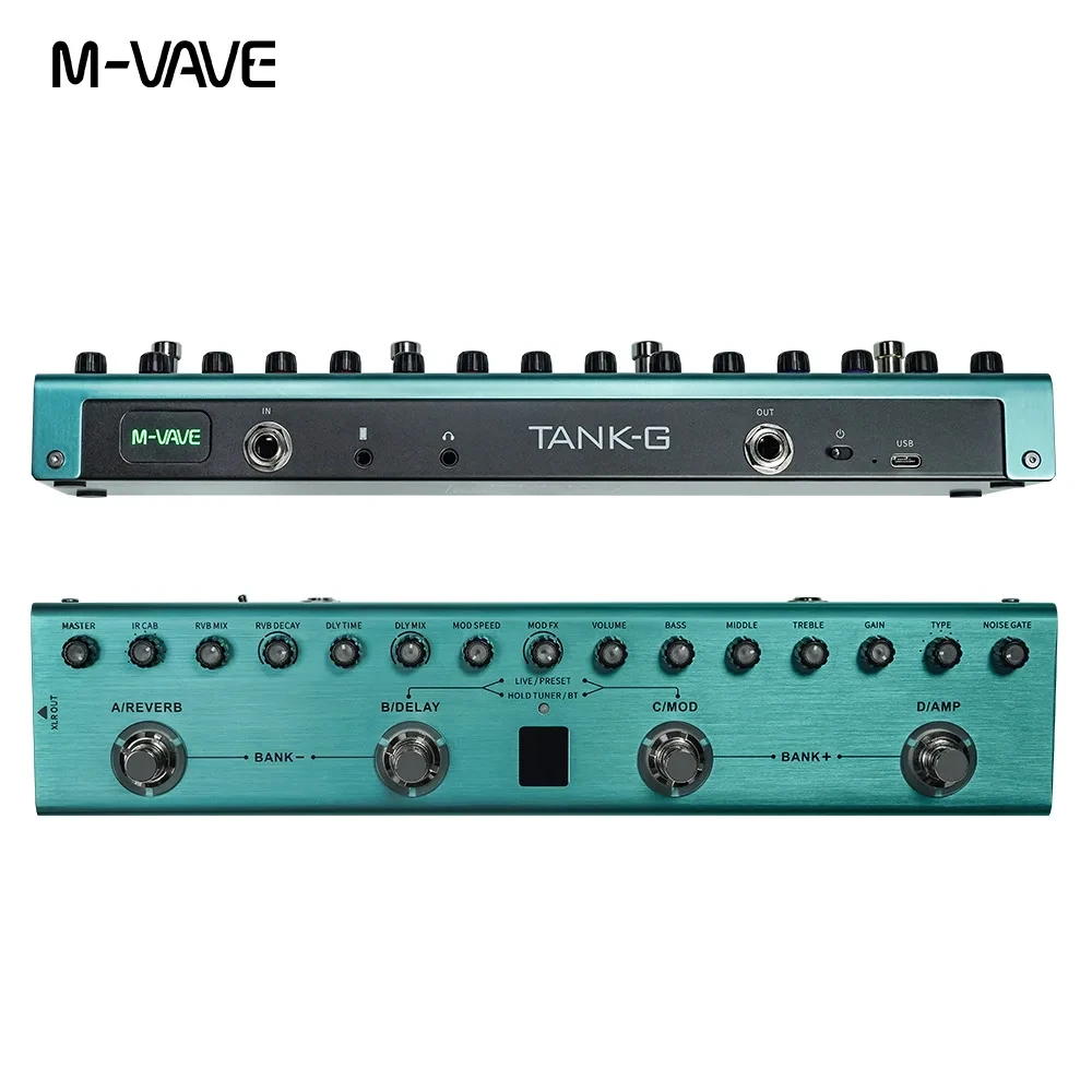 M-VAVE TANK-G Wireless Guitar Effect Preamp IR Bluetooth Pedal - 画像 (6)
