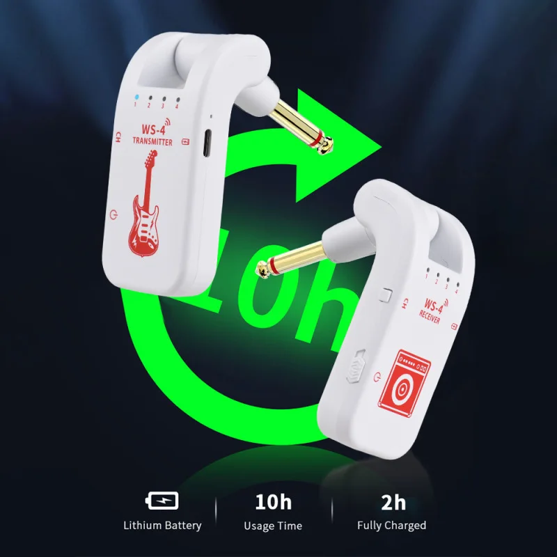 2.4G Wireless Guitar Transmitter Receiver - 画像 (4)