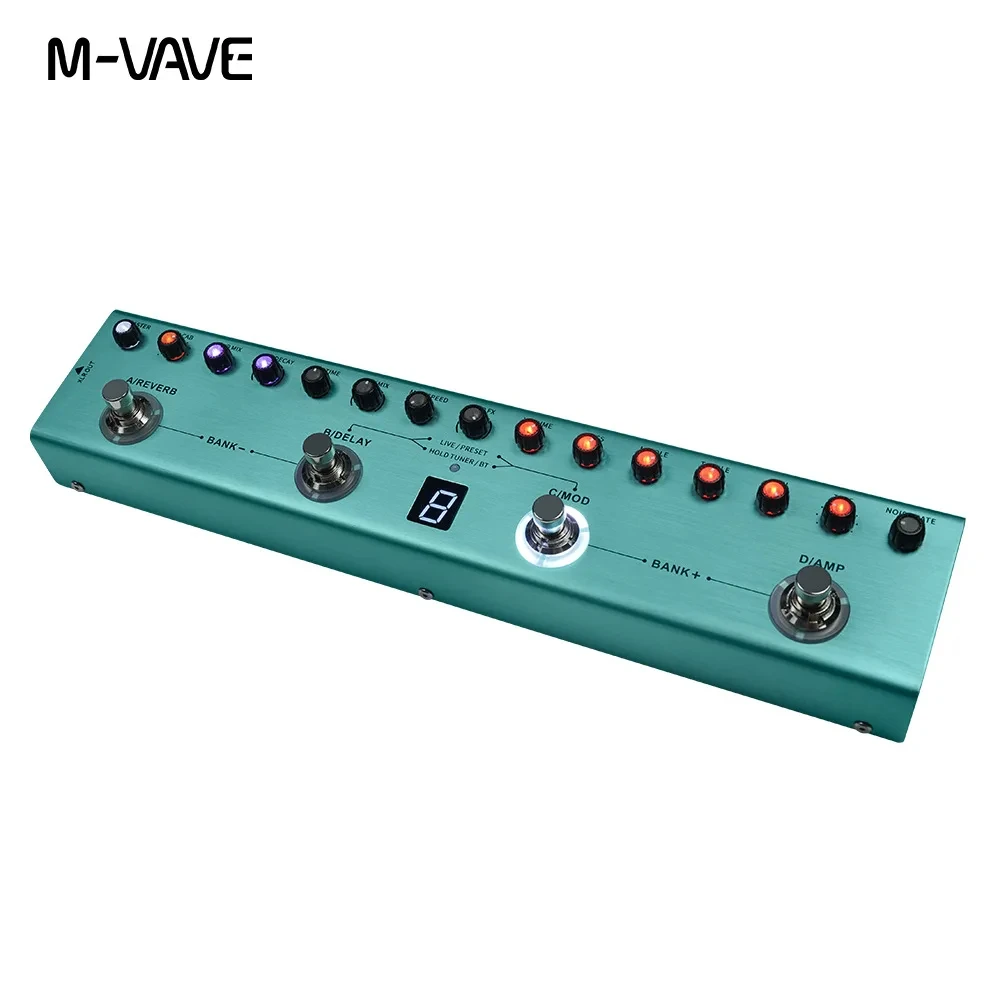 M-VAVE TANK-G Wireless Guitar Effect Preamp IR Bluetooth Pedal